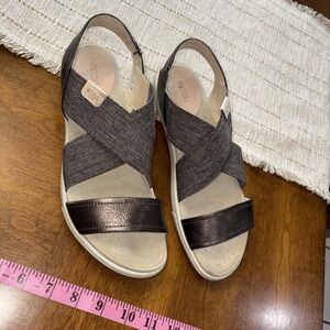 Ecco Women's Damara Casual Sandals Size 40 US 9 Slip On Z3237